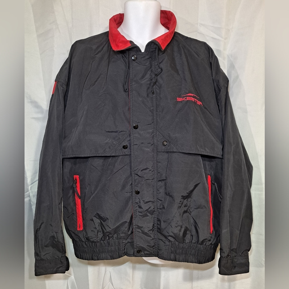 Skeeter Performance Boats Jacket Men's XXL Blk/Red Zip-up & Snaps w/o Liner Nice